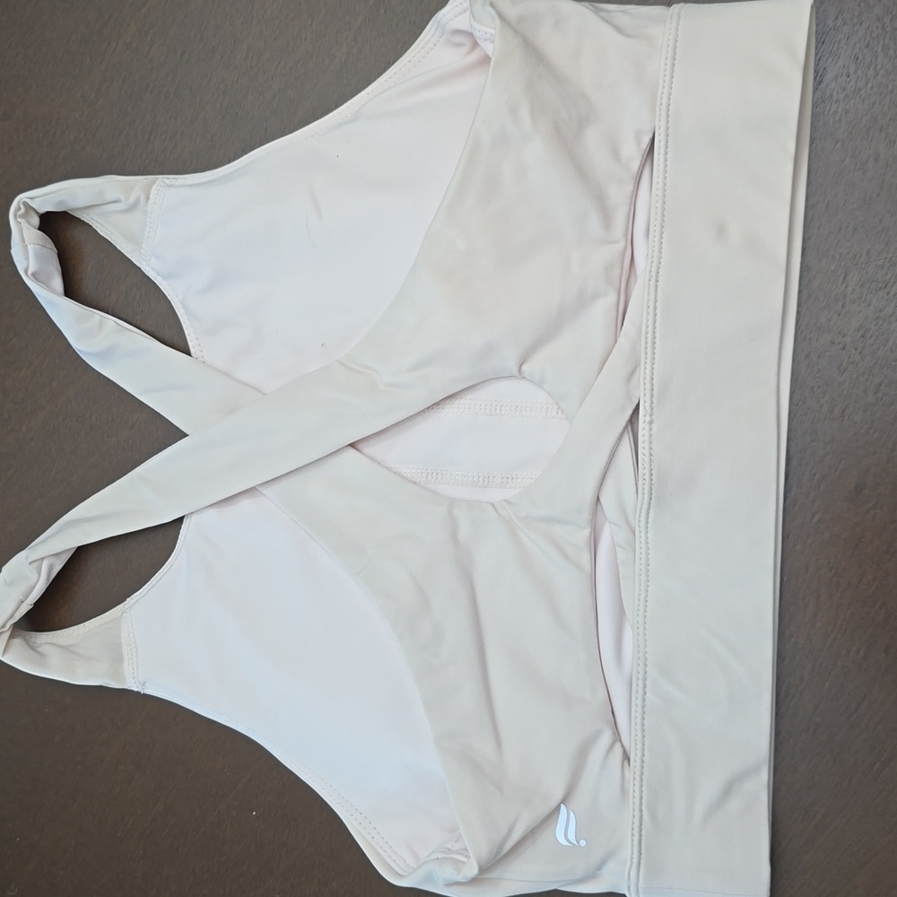 FABLETICS Women's Pale‎ Pink Sports Bra M/ L